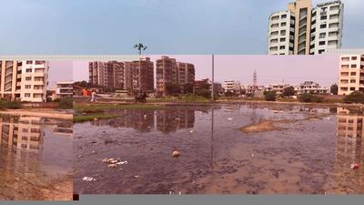 Gurugram, India – September 27, 2021: Residents complain about the lack of fogging amid rising dengue cases as the stagnant water is a breeding ground for mosquitoes around the residential societies in Sector 9A, Gurugram, India on Monday, September 27, 2021. (Photo by Vipin Kumar/Hindustan Times) **Story pics for Suparana/HT Gurugram** (Vipin Kumar/HT PHOTO)