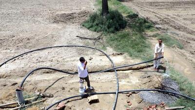 Six months ago, chief minister Manohar Lal Khattar had informed the assembly about a new scheme being drawn up for overcoming the waterlogging issue plaguing agricultural fields in the state. (HT Photo)