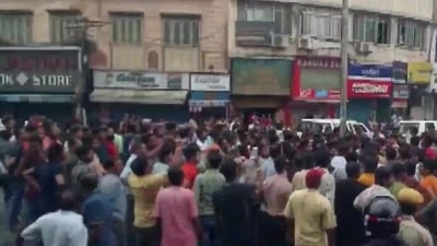 Udaipur News Today: Protests in Udaipur over tailor's murder on Tuesday.