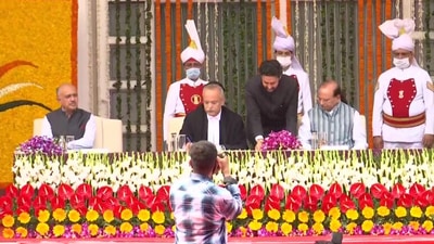 Justice Satish Chandra Sharma takes oath as Chief Justice of Delhi high court (ANI)