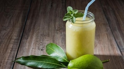3. Aam Panna - Aam panna, or Aam Jhora, is an Indian drink renowned for its cooling properties. It is made from unripe mangoes and is yellow to light green in colour, and is consumed to fight against the intense Indian summer heat. Mint leaves are often added to the drink, enhancing its green colour. Supriya Sarin, Founder of Vnya, Of The Wild, shared, "The tangy sweetness of Aam panna hits the nostalgic button as well as the taste buds. In places with extremely hot summers, aam panna is known for maintaining body temperature by reducing heat and is a great refreshing and re-energising drink that is well-loved within Indian household."&nbsp; (File Photo)
