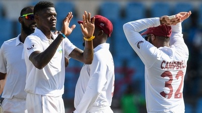 West Indies players celebrate (Cricket West Indies/Twitter)