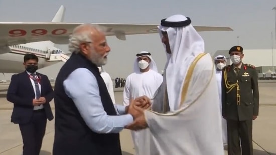 Screengrab from video shared by news agency ANI Screengrab from video shared by news agency ANI