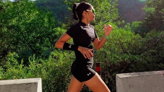 Indian ultrarunner Sufiya Sufi 