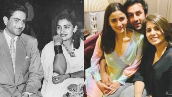 Neetu Kapoor shares a picture of Raj Kapoor and Krishna Kapoor, after Alia Bhatt's pregnancy announcement.