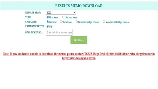 TS Inter 1st year, 2nd Year Results 2022 out at tsbie.cgg.gov.in, link here