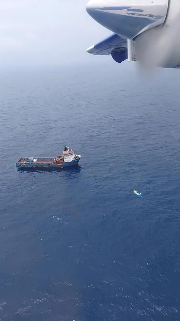 A helicopter with two pilots and seven others, including six ONGC employees onboard, fell into the Arabian Sea. (HT Photo)