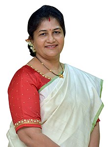 Shashikala Jolle, Minister for Religious Endowment, Hajj and Wakf. (Wikipedia image) Shashikala Jolle, Minister for Religious Endowment, Hajj and Wakf. (Wikipedia image)