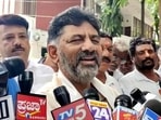 KPCC President DK Shivakumar in Bengaluru. (ANI Photo/ ANI Pic Service)(ANI) KPCC President DK Shivakumar in Bengaluru. (ANI Photo/ ANI Pic Service)(ANI)