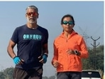 Milind Soman and Ankita Konwar are perfect couple goals. Milind is a TV personality, model and actor while his wife Ankita is a certified yoga instructor. The couple keeps slaying fitness goals like a pro with snippets from their workout sessions together. Milind and Ankita swear by high intensity workouts and running. They also believe in the power of yoga and are often spotted slaying yoga asanas together.(Instagram/@milindrunning)