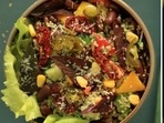 Buttermilk Chicken Salad and Quinoa Salad to make your breakfast healthier(Jeethu Thampi Kandathil) Buttermilk Chicken Salad and Quinoa Salad to make your breakfast healthier(Jeethu Thampi Kandathil)