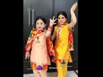 The sisters dance to Kareena Kapoor Khan and Shahid Kapoor’s Nagada Nagada. (Instagram/@shivani.j.khanna) The sisters dance to Kareena Kapoor Khan and Shahid Kapoor’s Nagada Nagada. (Instagram/@shivani.j.khanna)