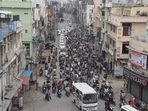 Kanhaiya Lal was cremated in the presence of a large number of people. Kanhaiya Lal was cremated in the presence of a large number of people.
