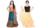 Lehengas make for a uber beautiful attire for girls.