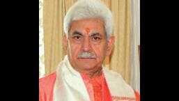 Jammu and Kashmir lieutenant governor Manoj Sinha said the meeting was held to discuss the management of Amarnath Yatra. (ANI File Photo)