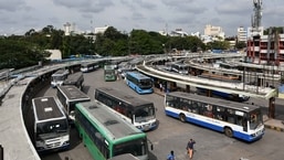 BMTC buses may flock to regular petrol bunks to refuel their fleet of buses as retail outlets that provide diesel in bulk have been instructed not to do so going forward. (Photo by Samuel Rajkumar/ Hindustan Times)