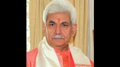 Jammu and Kashmir lieutenant governor Manoj Sinha said the meeting was held to discuss the management of Amarnath Yatra. (ANI File Photo) Jammu and Kashmir lieutenant governor Manoj Sinha said the meeting was held to discuss the management of Amarnath Yatra. (ANI File Photo)