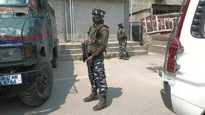 The forces seized arms and ammunition including material to make IED after interrogation of the arrested hybrid terrorist. The forces seized arms and ammunition including material to make IED after interrogation of the arrested hybrid terrorist.