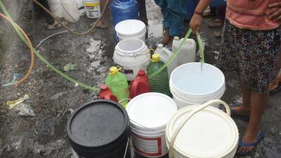 he health department collects water samples and gets them tested for chlorination and contaminants. (Sakib Ali/HT photo) he health department collects water samples and gets them tested for chlorination and contaminants. (Sakib Ali/HT photo)