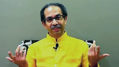 Mumbai, June 29 (ANI): Maharashtra CM and Shiv Sena leader Uddhav Thackeray addresses people, in Mumbai on Wednesday. (ANI Photo) (ANI) Mumbai, June 29 (ANI): Maharashtra CM and Shiv Sena leader Uddhav Thackeray addresses people, in Mumbai on Wednesday. (ANI Photo) (ANI)