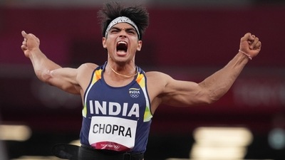 Tokyo Olympic gold medalist Neeraj Chopra (PTI) Tokyo Olympic gold medalist Neeraj Chopra (PTI)