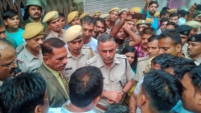 Udaipur SP assures ‘action’ against accused, appeals to ‘have faith in law’ (PTI) Udaipur SP assures ‘action’ against accused, appeals to ‘have faith in law’ (PTI)