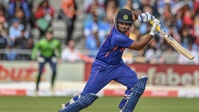Sanju Samson in action against Ireland (PTI) Sanju Samson in action against Ireland (PTI)