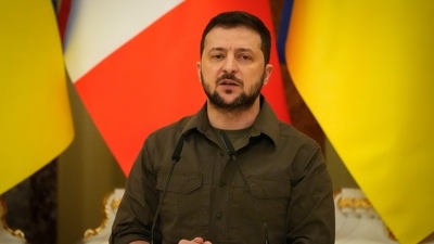 Ukrainian President Volodymyr Zelenskyy. (AP) Ukrainian President Volodymyr Zelenskyy. (AP)