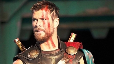 Chris Hemsworth in a still from Thor: Ragnarok. Chris Hemsworth in a still from Thor: Ragnarok.