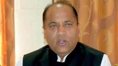 Chief minister Jai Ram Thakur was virtually inaugurating and laying stones for 43 projects of the police department worth  ₹160 crore from Shimla on Wednesday. He also flagged off 20 new vehicles of the police department for different police stations from Oak Over, Shimla. (HT File Photo)
