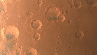 An image of Mars taken by China's Tianwen-1 unmanned probe is seen in this handout image released by China National Space Administration (CNSA) June 29, 2022. CNSA/Handout via REUTERS An image of Mars taken by China's Tianwen-1 unmanned probe is seen in this handout image released by China National Space Administration (CNSA) June 29, 2022. CNSA/Handout via REUTERS