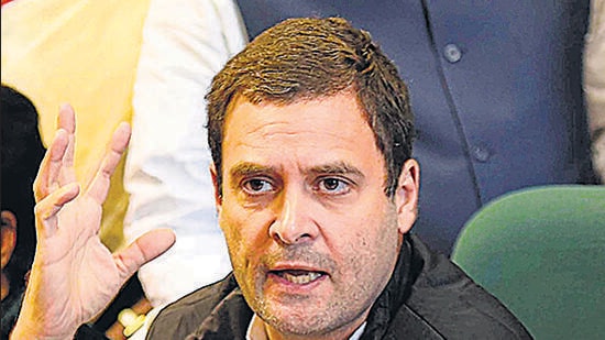 Congress leader Rahul Gandhi said brutalism in the name of religion cannot be tolerated and added those who spread terror should be punished immediately. (HT PHOTO)