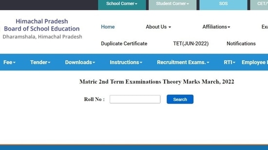 HPBOSE 10th Result 2022 Live Updates: HP board Class 10 result direct link(hpbose.org) HPBOSE 10th Result 2022 Live Updates: HP board Class 10 result direct link