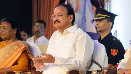 Vice President M Venkaiah Naidu(Parwaz Khan / HT Photo)