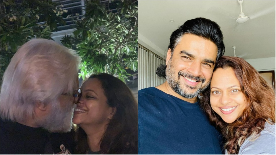 R Madhavan shared a new photo of wife Sarita Birje on Wednesday. R Madhavan shared a new photo of wife Sarita Birje on Wednesday.