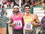 Jeswin Aldrin (L) and Murali Sreeshankar(Athletics Federation of India) Jeswin Aldrin (L) and Murali Sreeshankar(Athletics Federation of India)