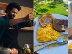 Hrithik Roshan makes breakfast.