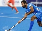 Hockey forward Gurjant Singh. Hockey forward Gurjant Singh.