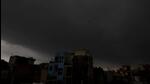 An overcast sky seen on the outskirts of Delhi on Thursday morning. (HT Photo) An overcast sky seen on the outskirts of Delhi on Thursday morning. (HT Photo)
