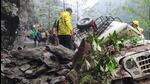 One pilgrim was killed and five injured when rocks fell on a vehicle near Munkatiya near Sonprayaag. (ANI) One pilgrim was killed and five injured when rocks fell on a vehicle near Munkatiya near Sonprayaag. (ANI)