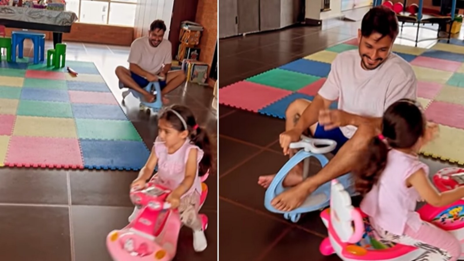 Inaaya aces the ‘Tokyo drift’ as she races against dad Kunal Kemmu. Watch