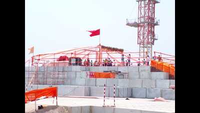 Under construction Ram Mandir in Ayodhya (Photo by Ravinder Singh/ HH Ayodhya) Under construction Ram Mandir in Ayodhya (Photo by Ravinder Singh/ HH Ayodhya)