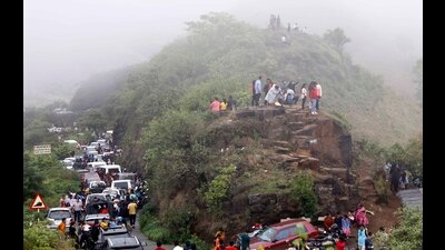 A detailed inspection survey will soon be done of the Sinhagad fort by the Pune district administration (HT FILE PHOTO)