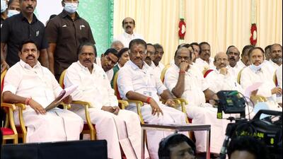 The letter was in response to Panneerselvam writing to EPS on Wednesday, expressing his willingness to sign the mandatory authorisation forms for AIADMK candidates to contest in the July 9 local body bypolls for over 500 seats in the state on party’s ‘two-leaves’ symbol. (ANI) The letter was in response to Panneerselvam writing to EPS on Wednesday, expressing his willingness to sign the mandatory authorisation forms for AIADMK candidates to contest in the July 9 local body bypolls for over 500 seats in the state on party’s ‘two-leaves’ symbol. (ANI)