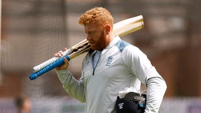 England's Jonny Bairstow during nets (Action Images via Reuters)