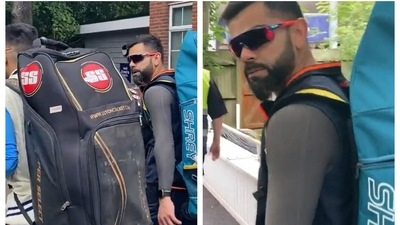 Virat Kohli was followed by a cameraperson in Edgbaston Virat Kohli was followed by a cameraperson in Edgbaston