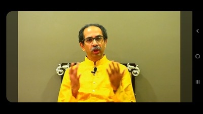 When the revolt broke out, Thackeray changed the group leader of the party and elected Ajay Chaudhary in place of Eknath Shinde (VIDEO GRAB) When the revolt broke out, Thackeray changed the group leader of the party and elected Ajay Chaudhary in place of Eknath Shinde (VIDEO GRAB)