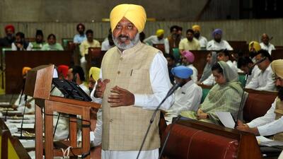 Punjab finance minister Harpal Cheema is part of the three-member cabinet committee formed to remove legal hurdles in the passage of a Bill to regularise services of contractual employees. (HT Photo)