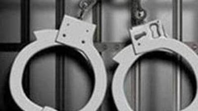 Arrest-handcuffs. (HT PHOTO) Arrest-handcuffs. (HT PHOTO)