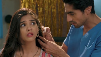 Akshara and Abhimanyu in the latest episode of Yeh Rishta Kya Kehlata Hai.